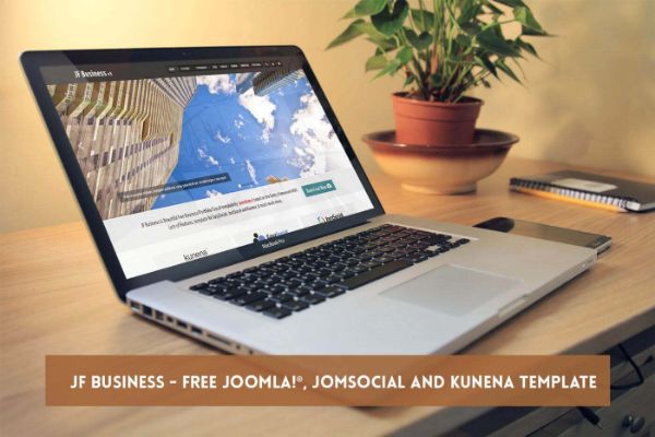Modern business free Joomla template 