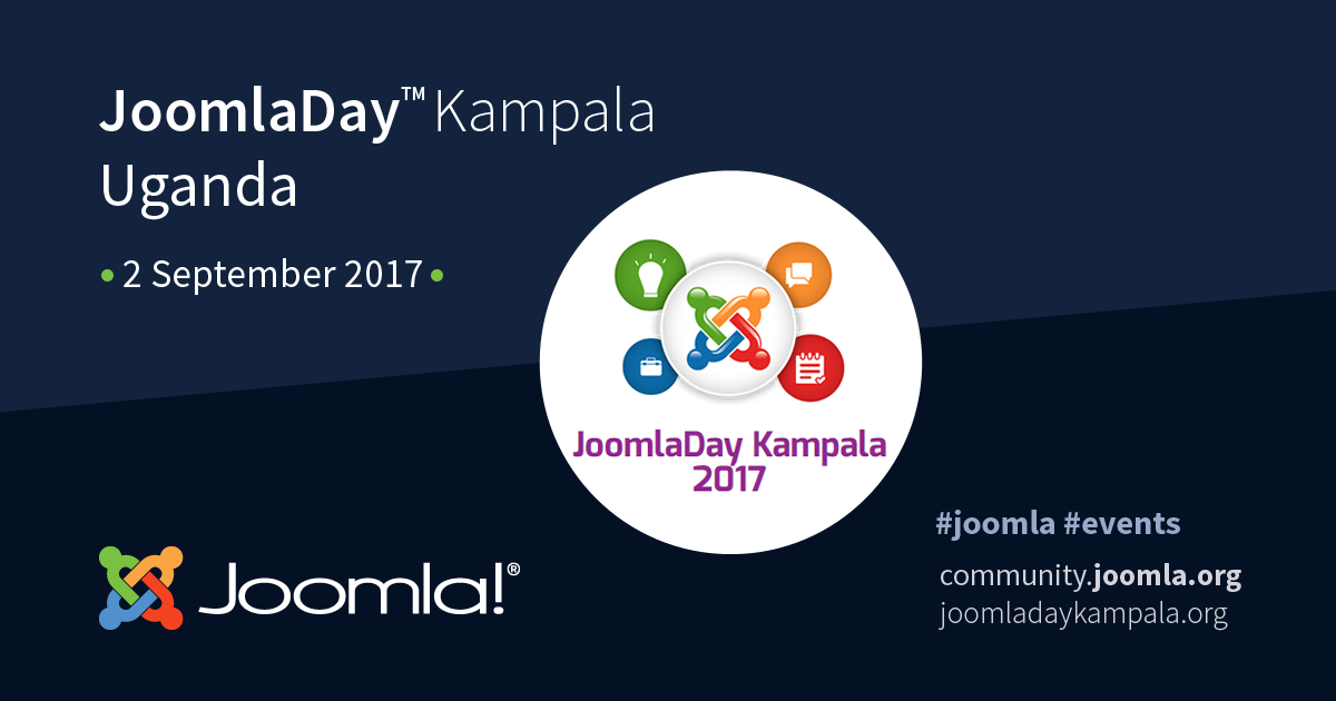 JoomlaDay Kampala Uganda - 2 September 2017