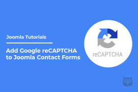 How to Add Google reCAPTCHA to Joomla Contact Forms