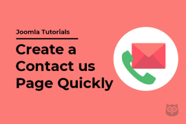 How to Create a Contact us Page Quickly Without Using any Extension in Joomla 4