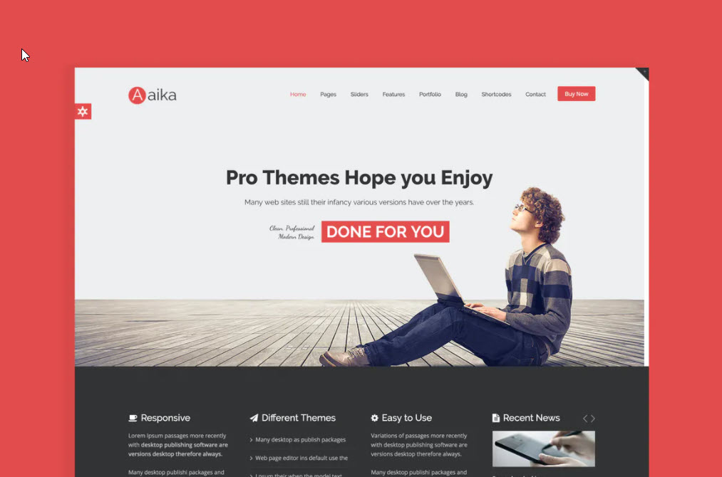 Akia Joomla template