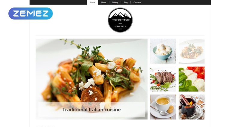 Cozy Restaurant Joomla Template