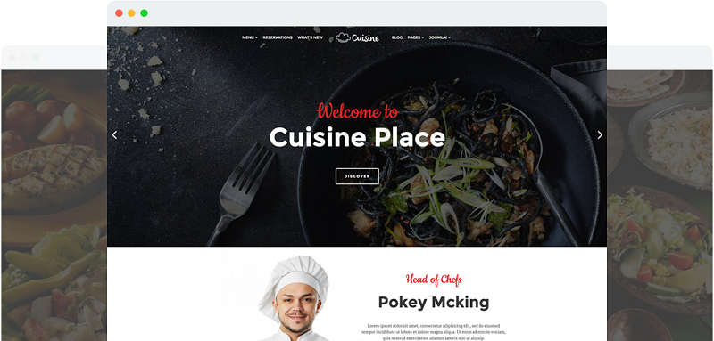 Cuisine Joomla Template