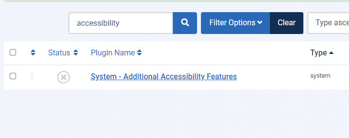 Enable Accessibility Feature