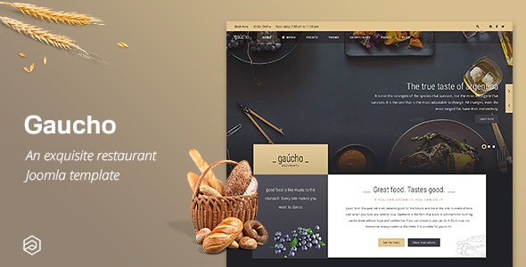 Gaucho Restaurant Joomla Template