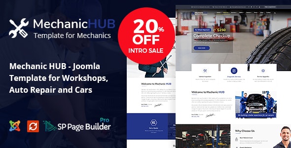 MechanicHUB joomla template