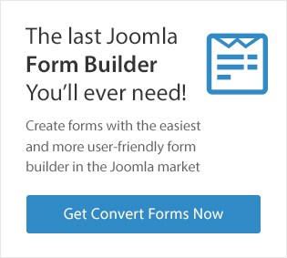 Joomla Form Builder - Convert Forms