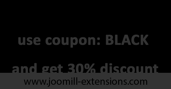 Black Friday & Cyber Monday Joomla Deal 2017 - Discount