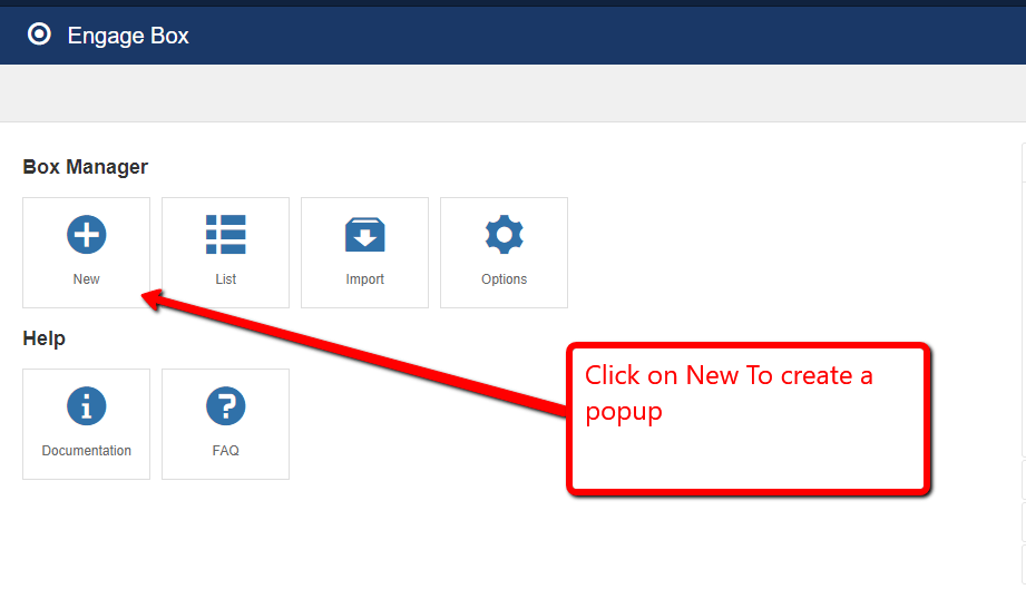 create new popup