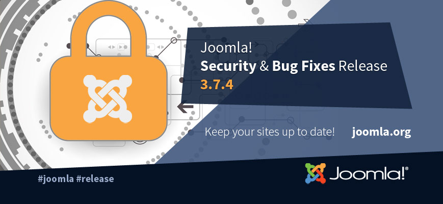 Joomla! 3.7.4 released