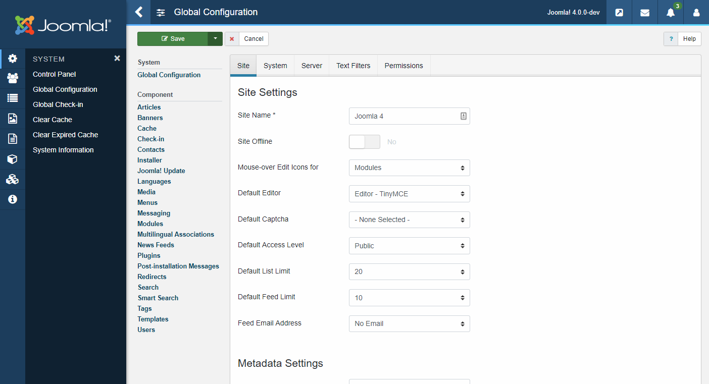 joomla-4-global-configuration