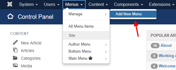 joomla-add-administrator-menu