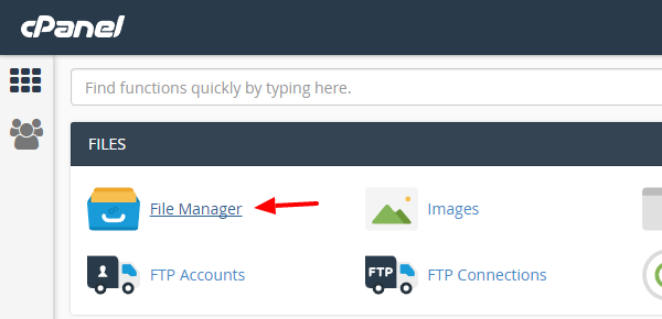 joomla-cpanel-file-manager-menu