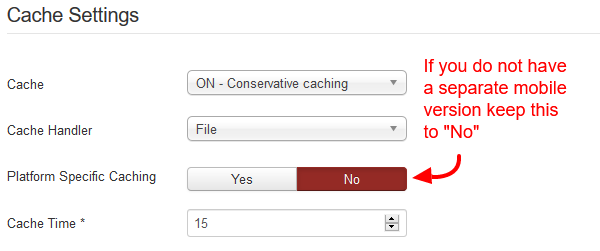 joomla-platform-specific-caching