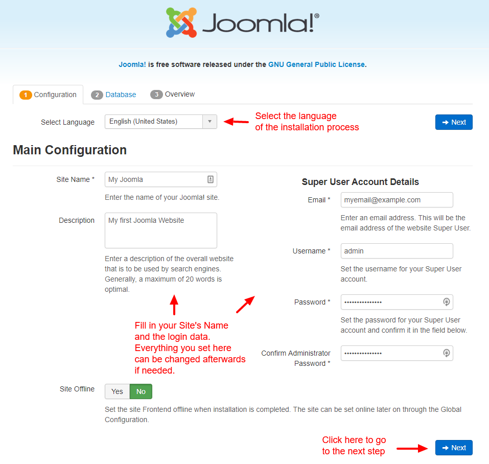 joomla-web-install-configuration-tab