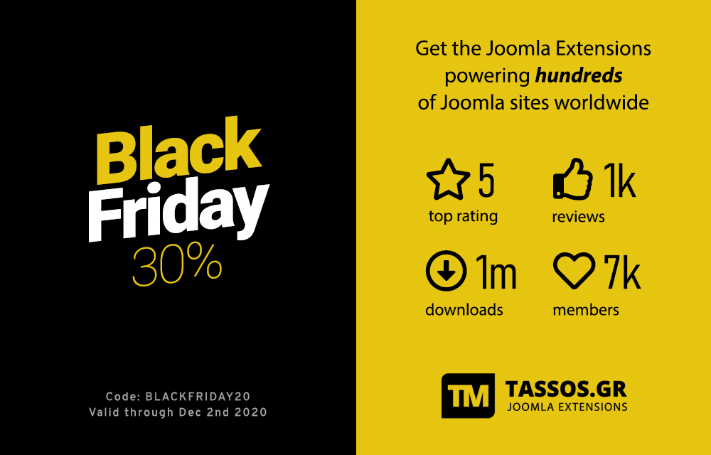 joomla black friday 2020