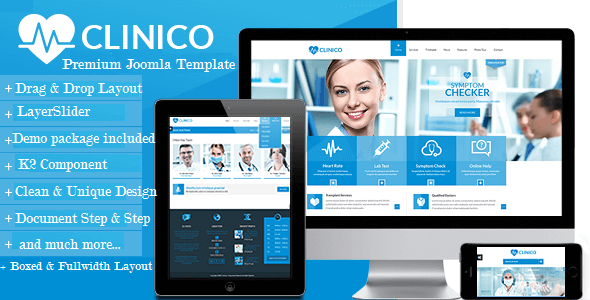 Clinico - Medical Joomla Template