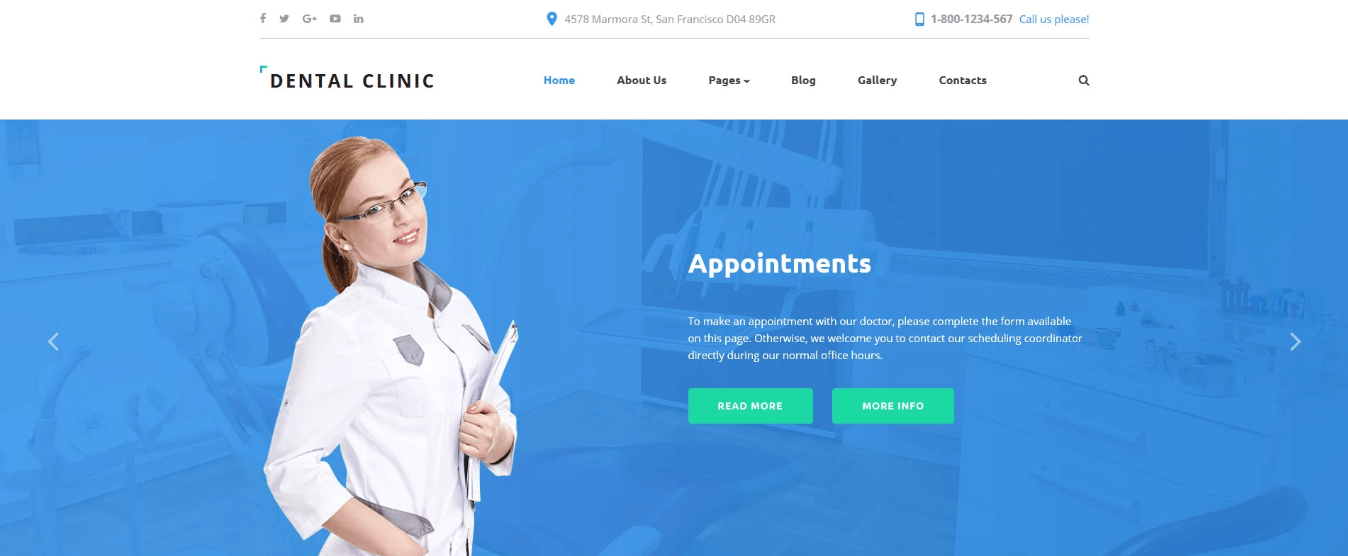 Dental Clinic Template