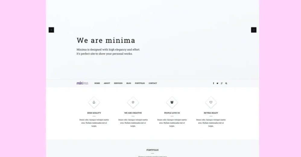 minima Joomla template