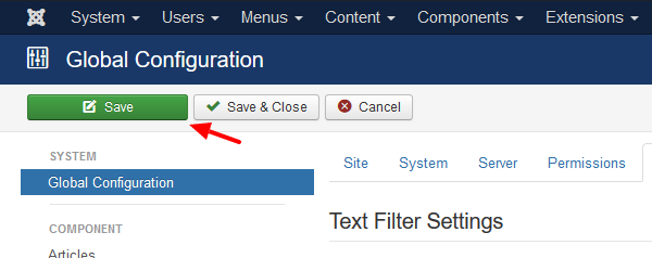 save-joomla-text-filtering