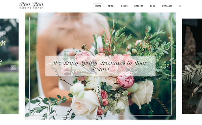 Wedding Agency Joomla Template