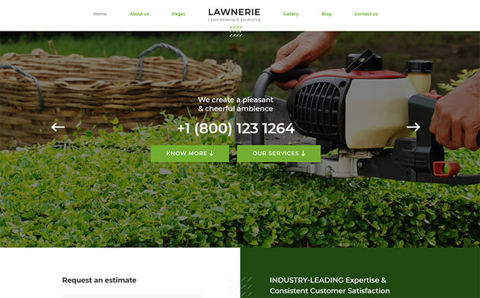 Landscape Design Joomla Template