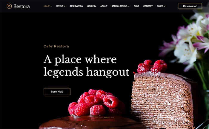 Joomla Restaurant Template